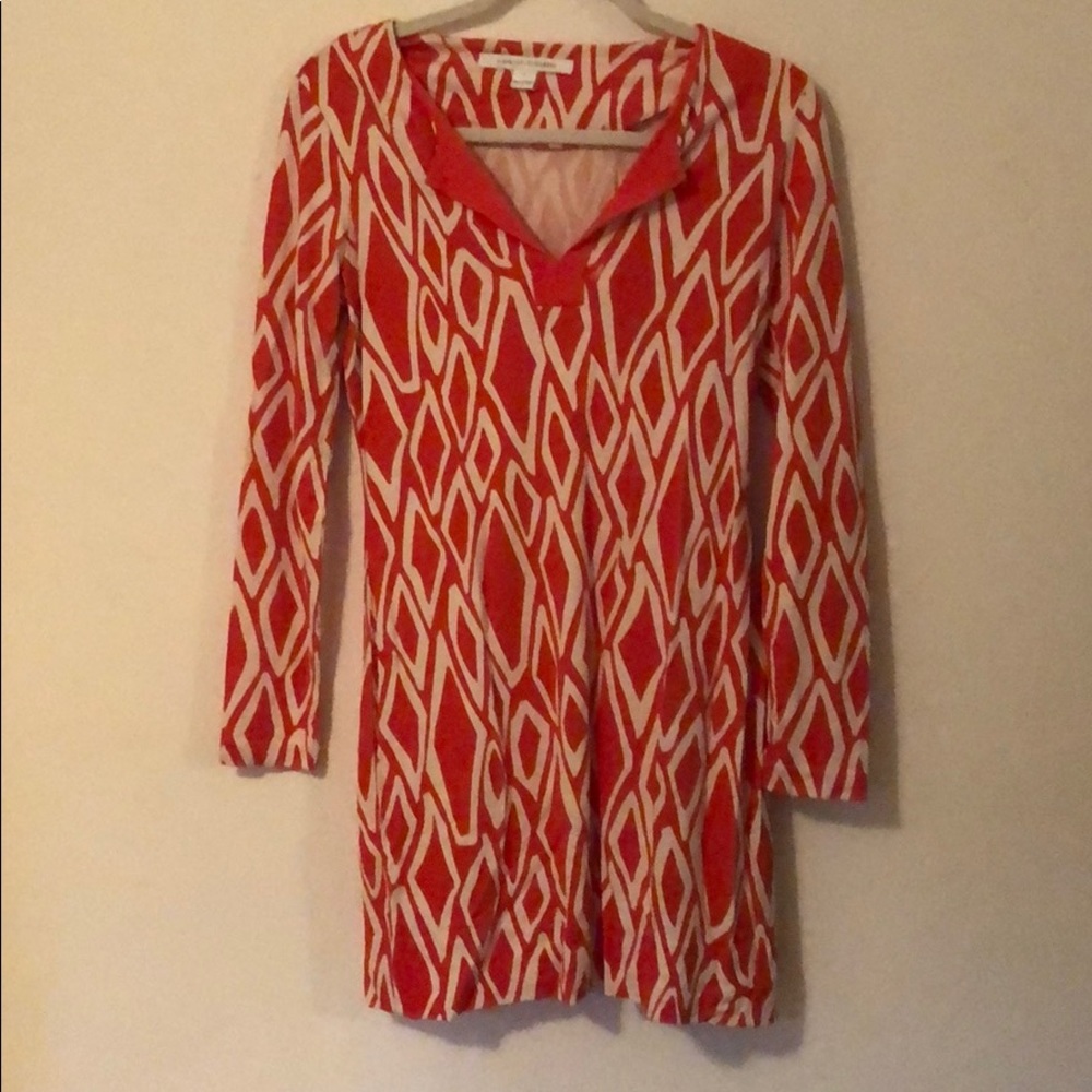 DIane Von Furstenberg DVF Reina Silk Jersey Dress